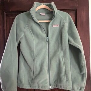 Columbia women’s fleece jacket teal